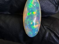 11.7Cts Natural Ethiopian Opal Cabochon | Oval | 26x11mm | Untreated