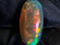 8.7Cts Natural Ethiopian Opal Cabochon | Oval | 20x10mm | Untreated