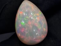 10Cts Natural Ethiopian Opal Cabochon | Pear | 19x14mm | Untreated