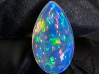 8.5Cts Natural Ethiopian Opal Cabochon | Pear | 19x11mm | Untreated