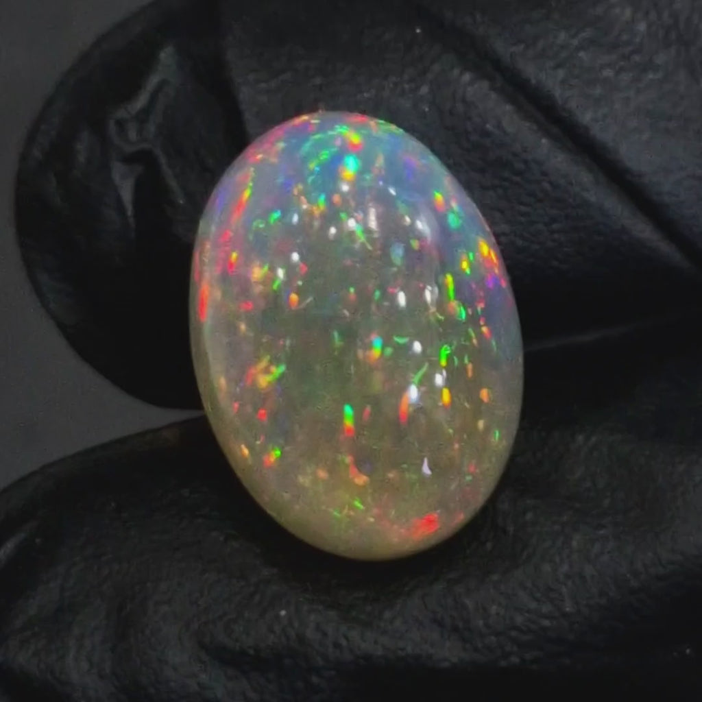 14.5Cts Natural Ethiopian Opal Cabochon | Oval | 21x15mm | Untreated