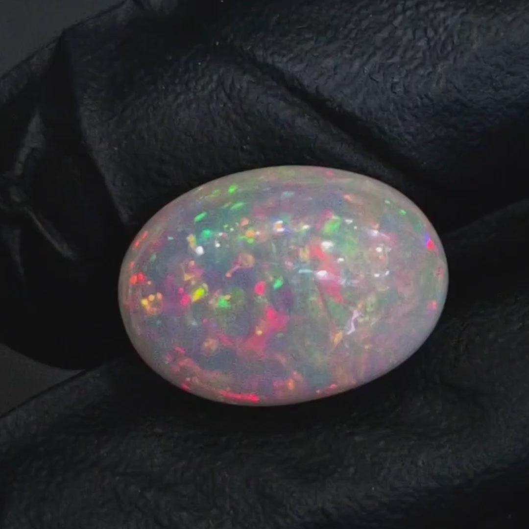 10.8Cts Natural Ethiopian Opal Cabochon | Oval | 19x14mm | Untreated
