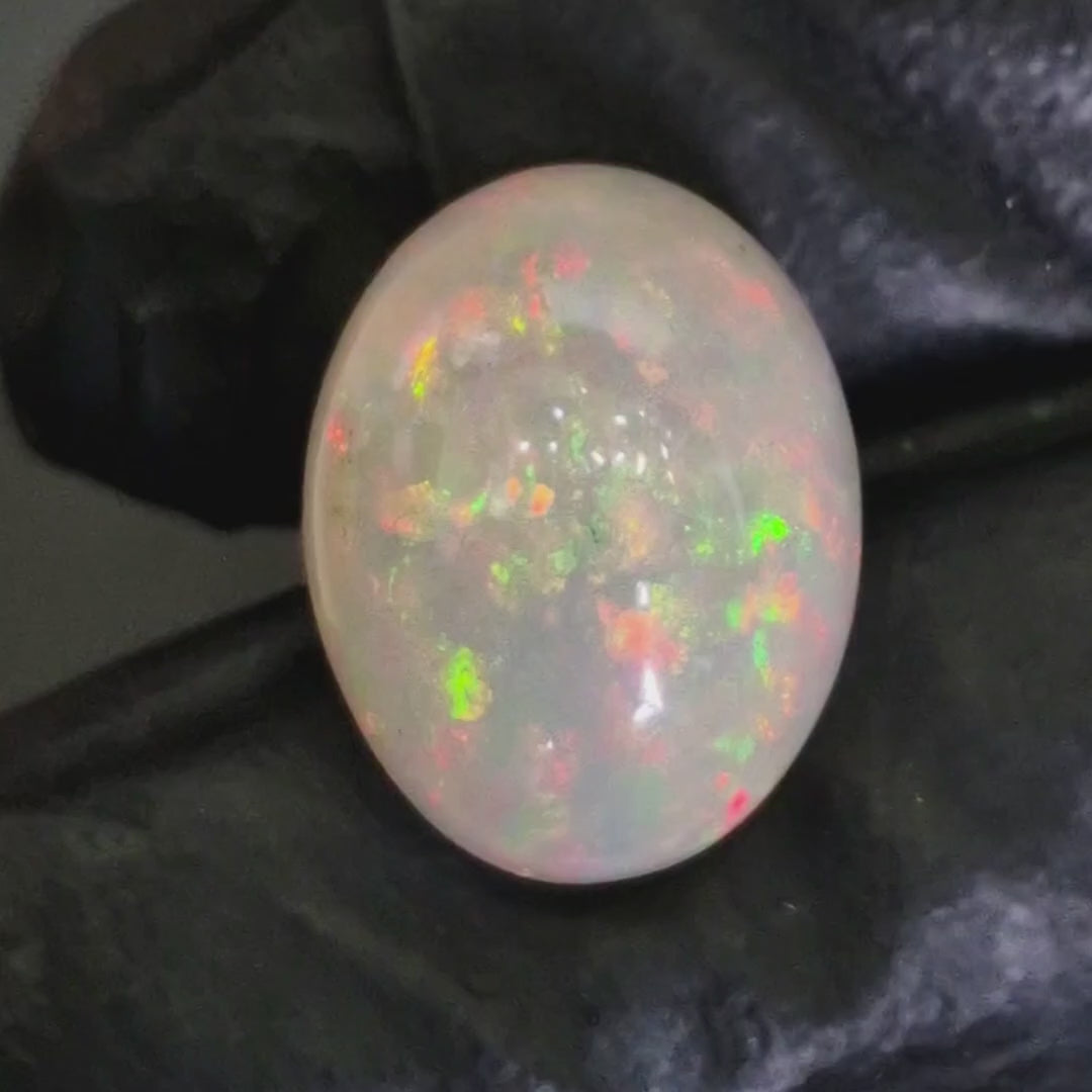 9Cts Natural Ethiopian Opal Cabochon | Oval | 16x13mm | Untreated