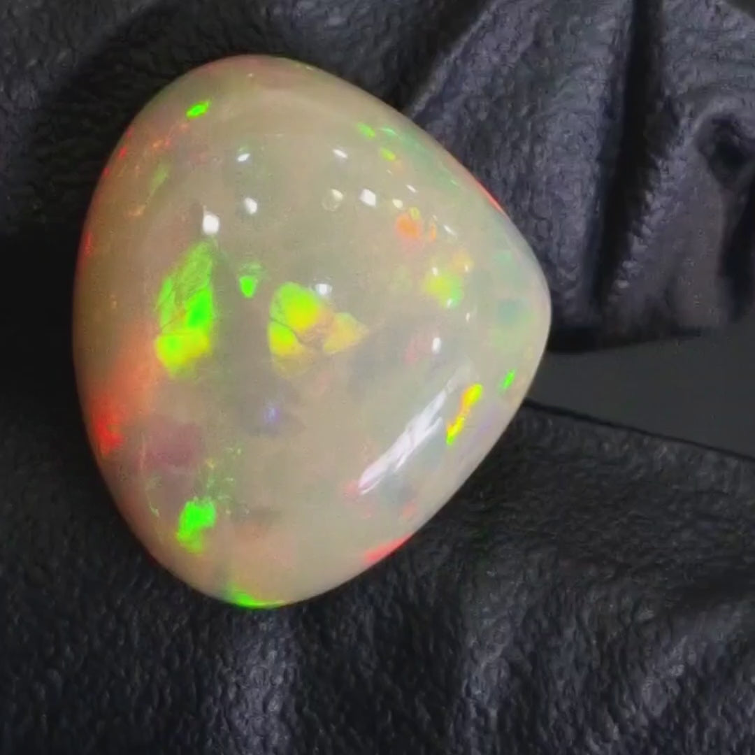 14.8Cts Natural Ethiopian Opal Cabochon | Teardrop | 21x18mm | Untreated