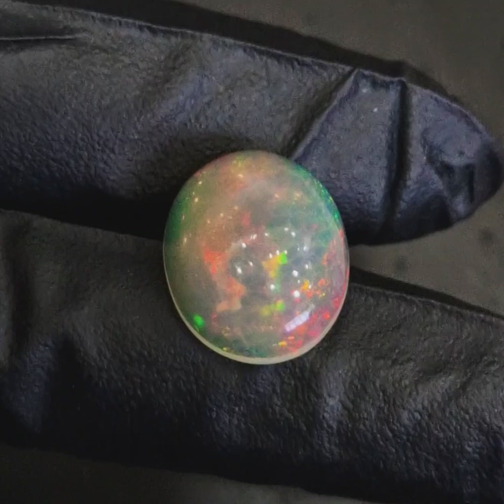 10Cts Natural Ethiopian Opal Cabochon | Oval | 19x15mm | Untreated