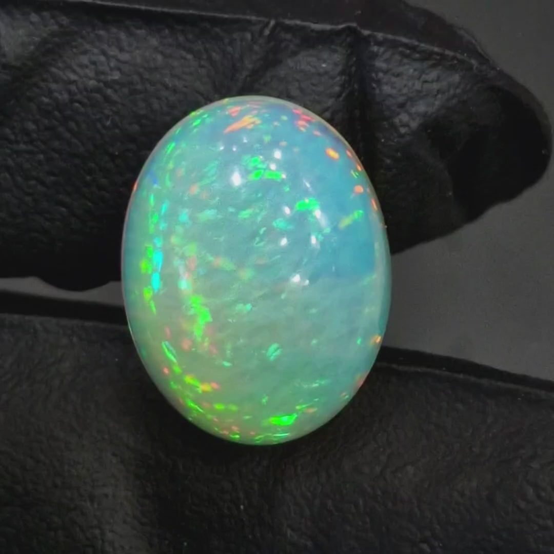 9.2Cts Natural Ethiopian Opal Cabochon | Oval | 19x15mm | Untreated
