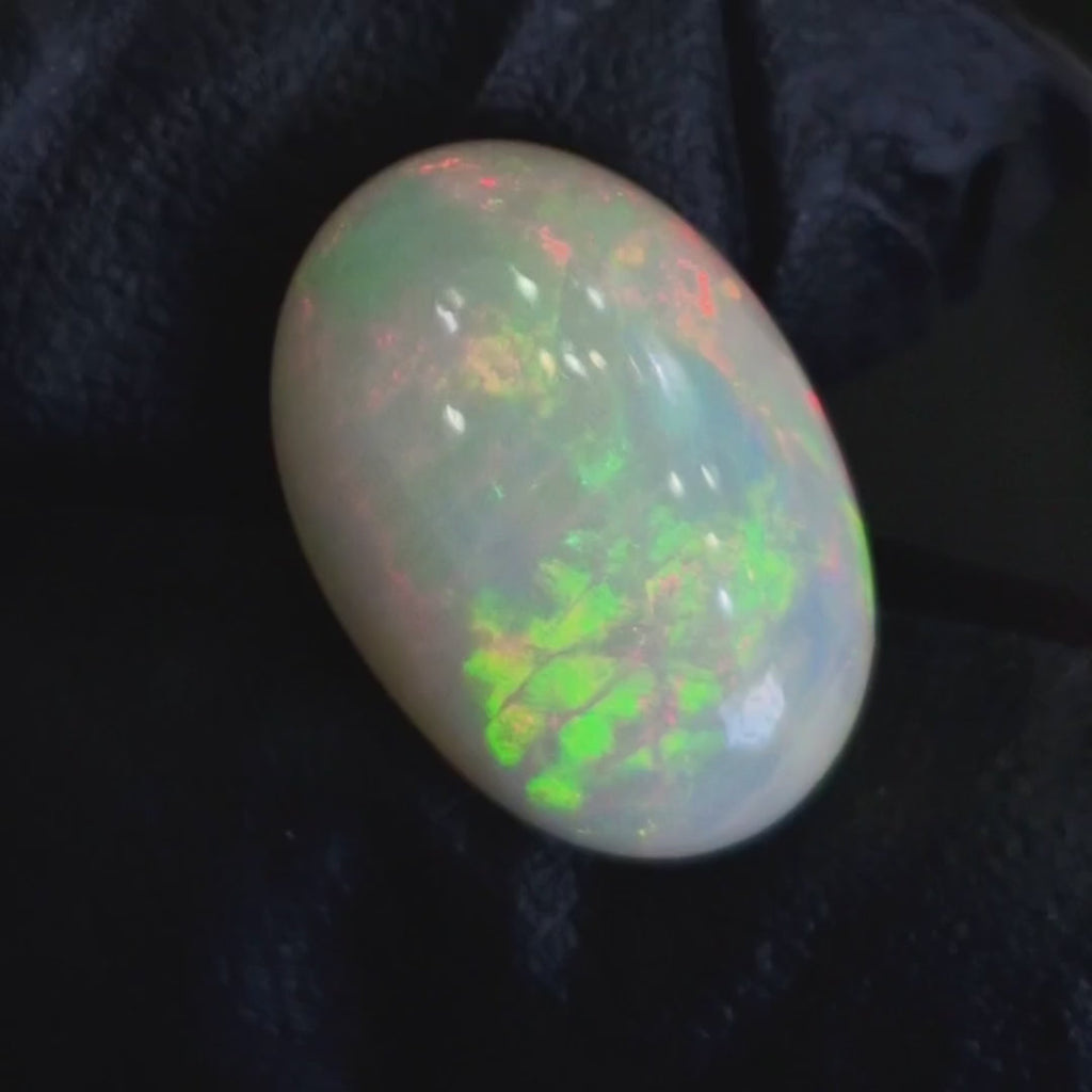 9.9Cts Natural Ethiopian Opal Cabochon | Oval | 20x14mm | Untreated