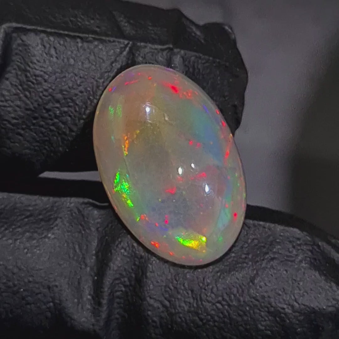 13.2Cts Natural Ethiopian Opal Cabochon | Oval | 22x15mm | Untreated