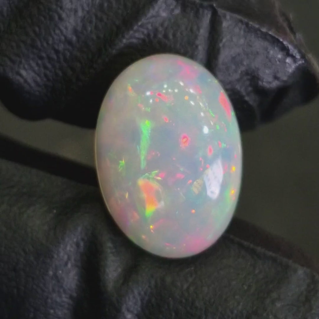 7Cts Natural Ethiopian Opal Cabochon | Oval | 19x13mm | Untreated